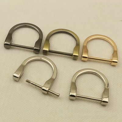 Nickel 1/2 inch / 13mm 4 Different Size Iron D Rings D-Ring for Buckle Straps Bags Belt,Purse Making Bag Making,Bag Replacement 30 Pieces per lot AC41