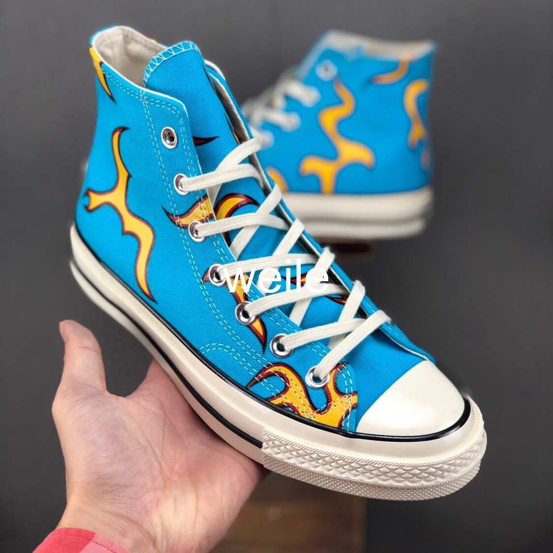 converse x golf le fleur flames