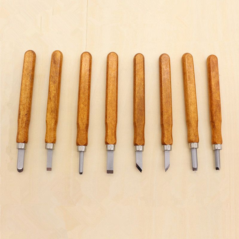 / set Herramientas de tallado de madera Cuchillo de madera Cuchillo de cuero DIY artesanía
