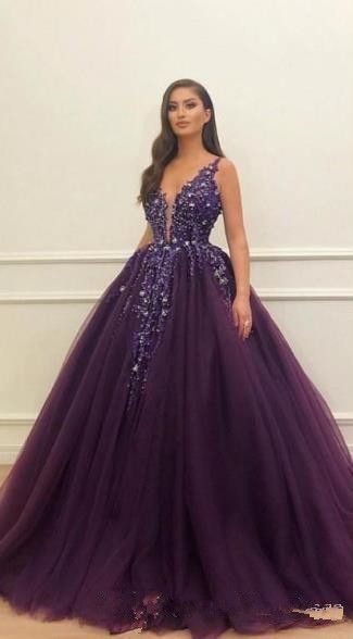 Dark purple princess dress Clearance