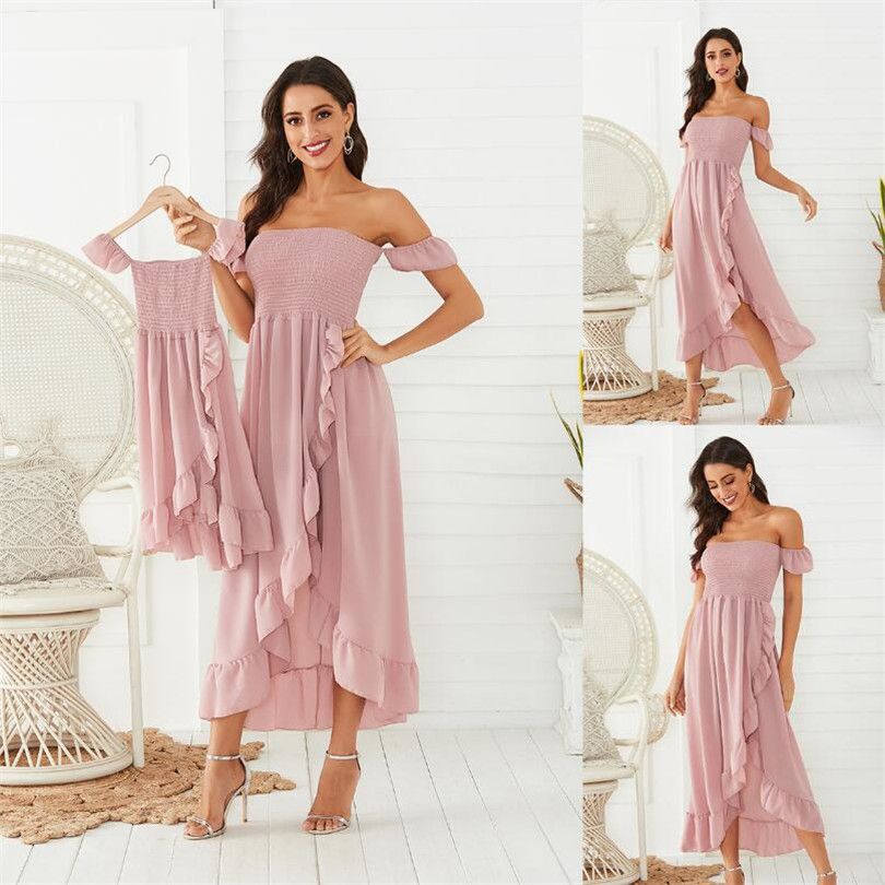 mother daughter matching dresses