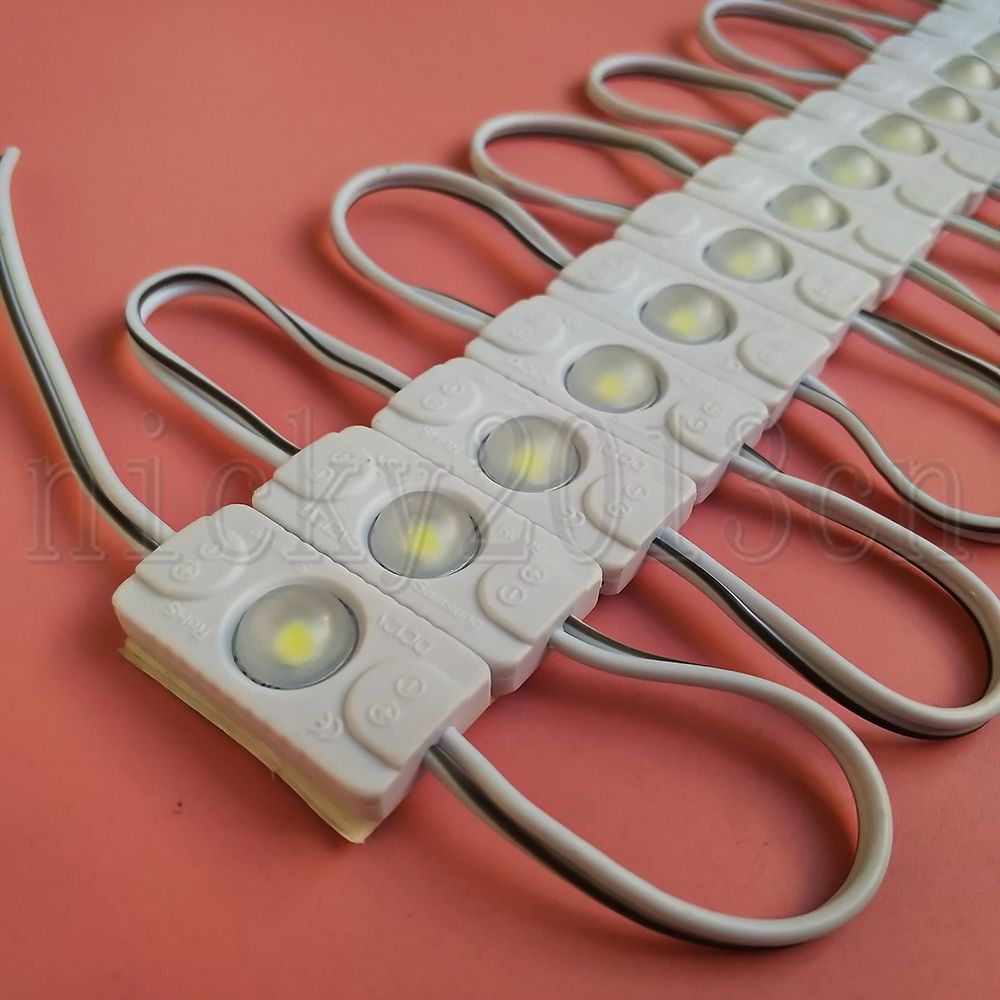 2835 LED Module Light Tape Strip 1LED Waterproof Injection Super Bright 12V Sign 