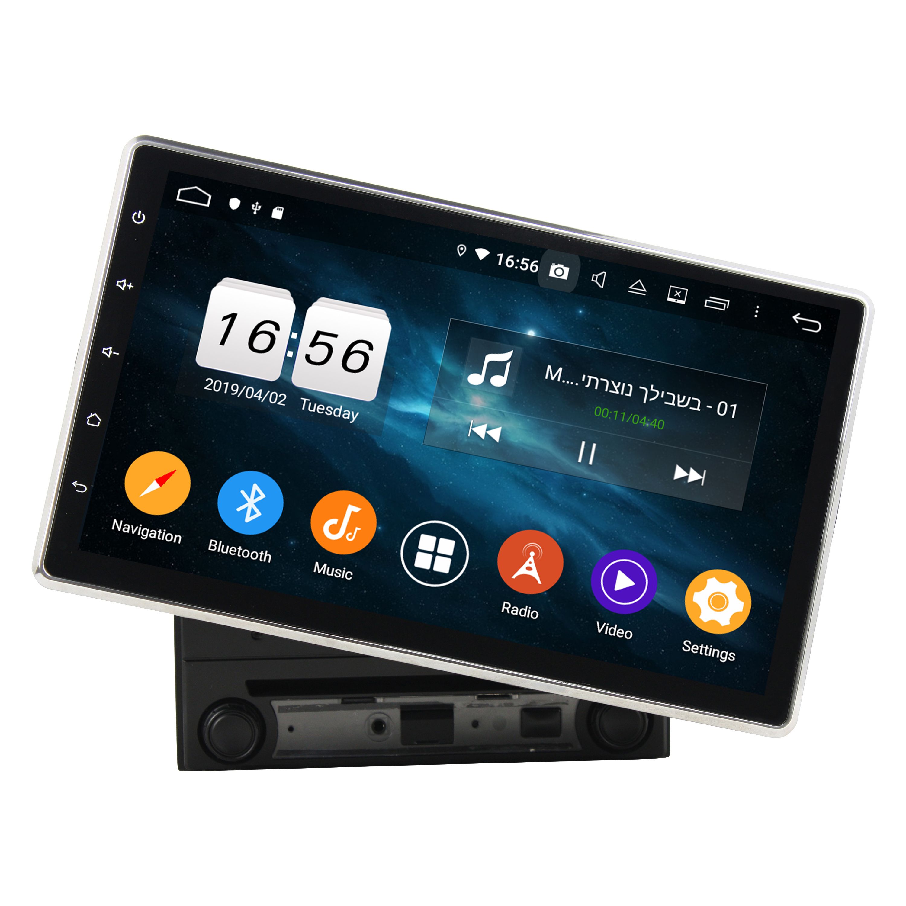 Din 10.1 PX6 Android 12 Universal Car DVD Player Stereo Radio GPS  Navigation Bluetooth 5.0 WIFI Steering Wheel Controls CarPlay  Android  Auto From Safetyguard, $334.68