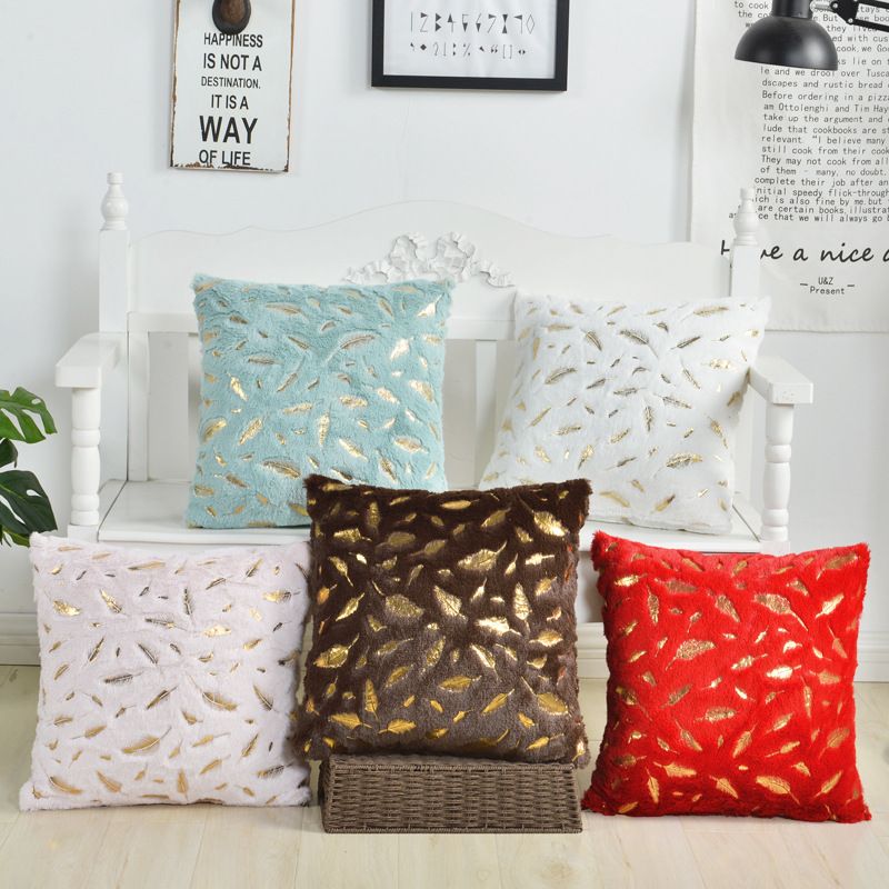 Soft Plush Cushion Cover Decorative Pillows Cover Fur Home Decor