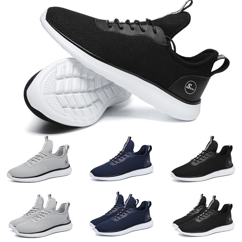 2020 2020 Blue Low Cut Black Grey Blue Men Running Shoes Comfortable ...
