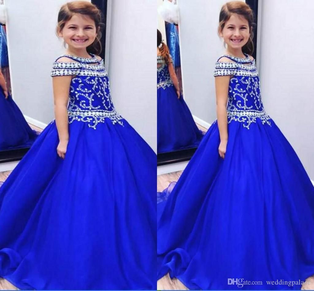 royal blue girl dresses