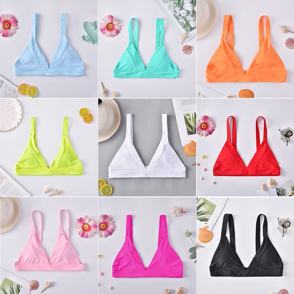 multicolor bikini top