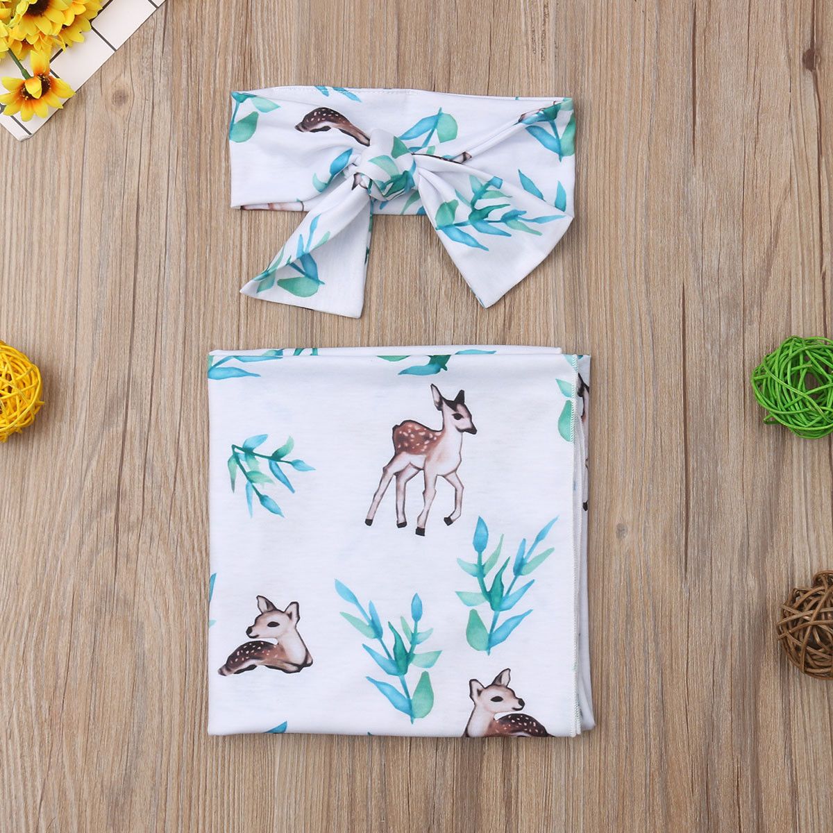 deer swaddle blanket
