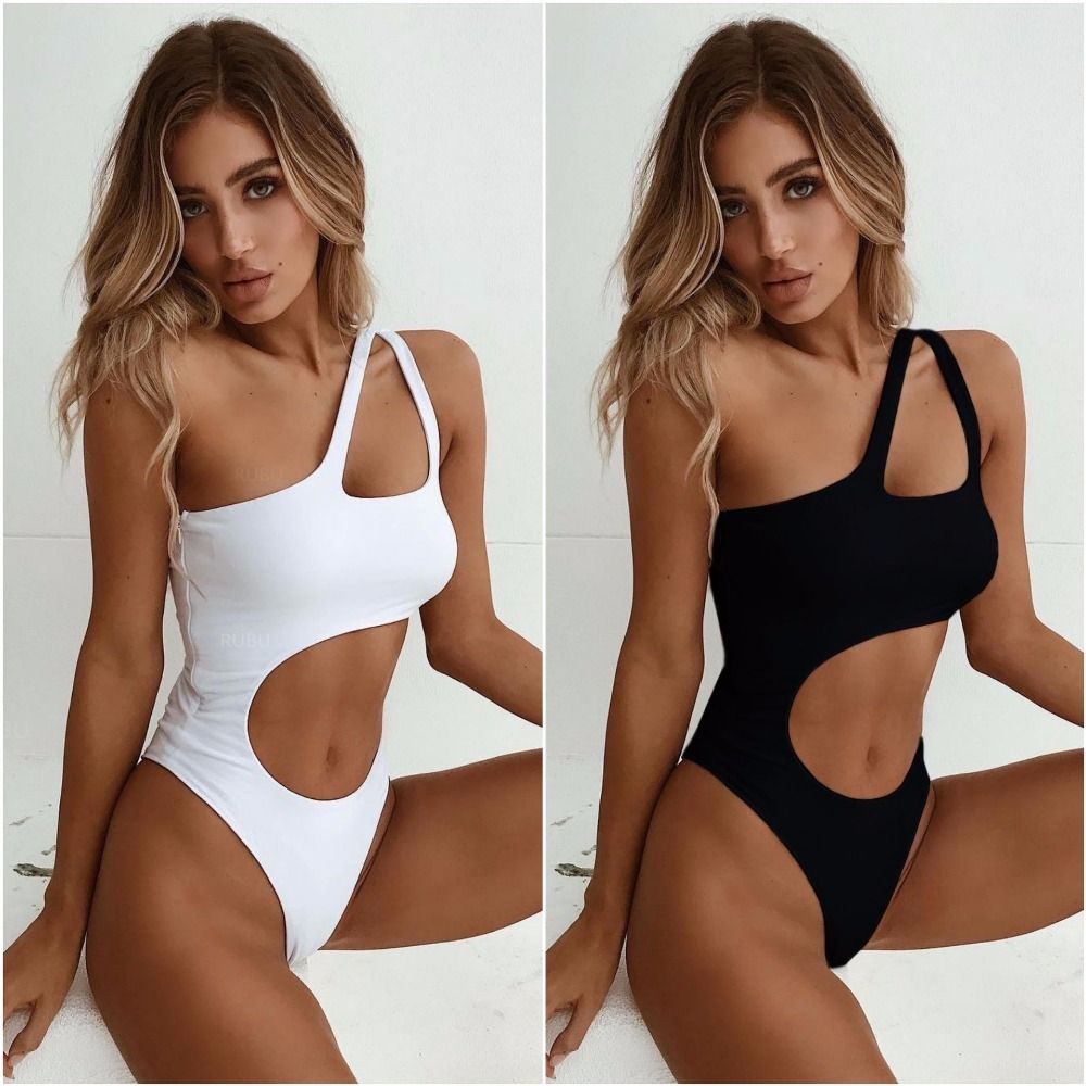white cut out bodysuit