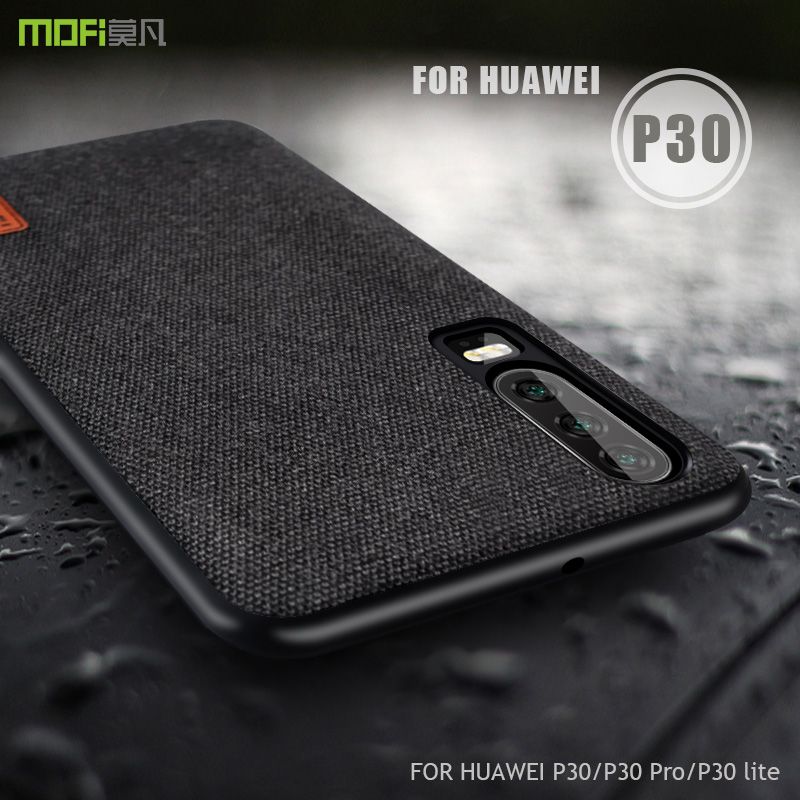 satin al huawei p30 pro kilif kapak icin mofi p30 lite kumas kilif icin huawei p30 arka kapak kilif p30pro yumusak silikon tam kapak tl167 82