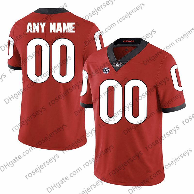 Custom 2021 Georgia Bulldogs Football Jersey 2 Kendall Milton 4 JAMES ...