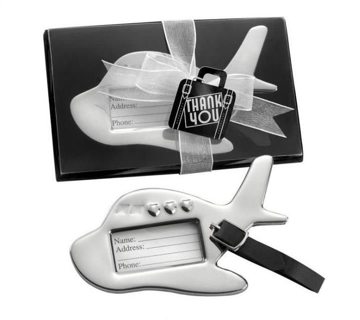Wedding Favors Of Airplane Luggage Tag