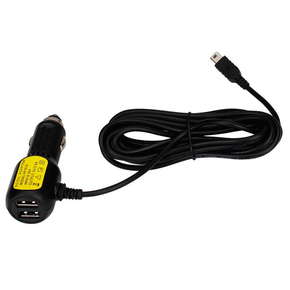 2019 3 5m Durable Usb Ports Connector Car Adapter Lighter Dual End