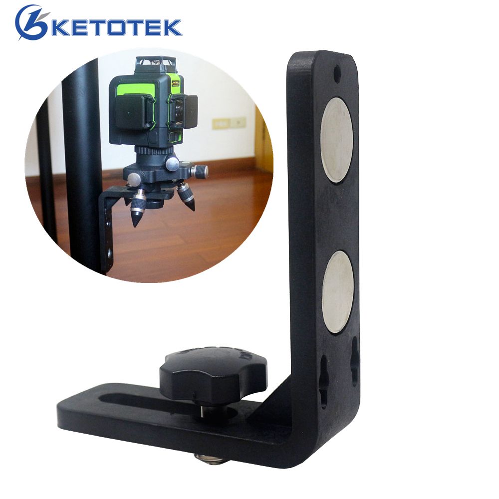 5//8/'/' Level Universal L-Bracket Super Strong Iron Magnet Adsorption Stand