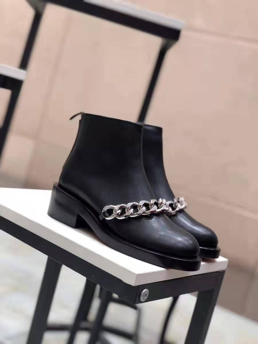 shiny silver ankle boots