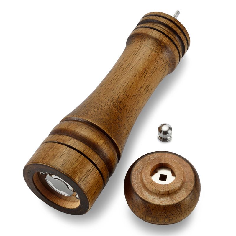 Best 5/8/10 Inch Wooden Pepper Grinder Salt Pepper Shaker Manual DIY