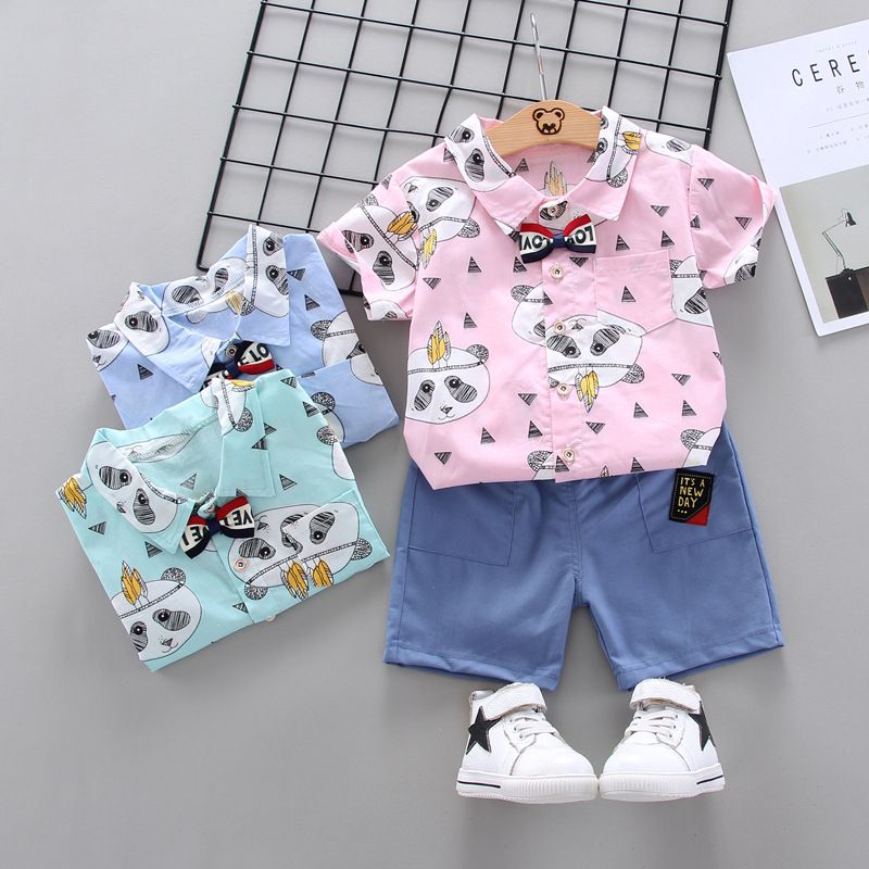 Baby Boy Clothes Set Casual Baby Clothing 2Pcs Sets Infant Clothing Kids Suits