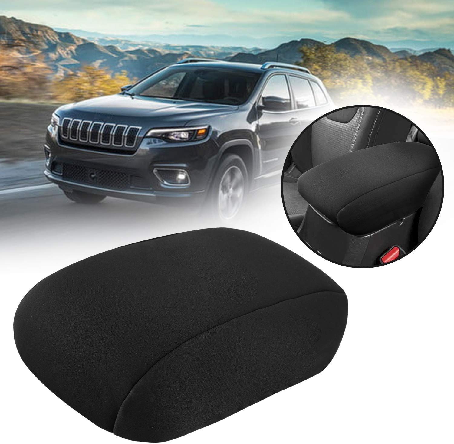 Console Cover For Jeep Grand Cherokee 20112018 Neoprene Armrest Pad