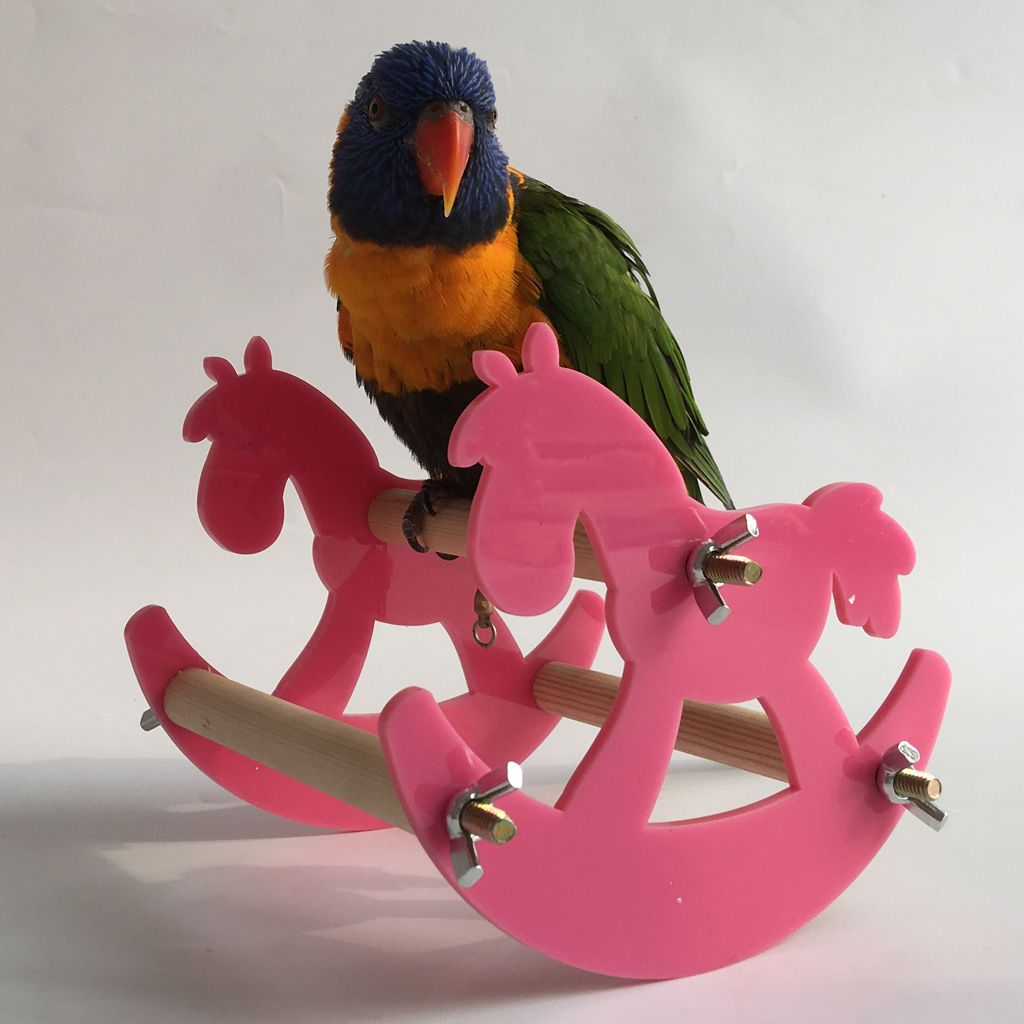 rocking plastic horse