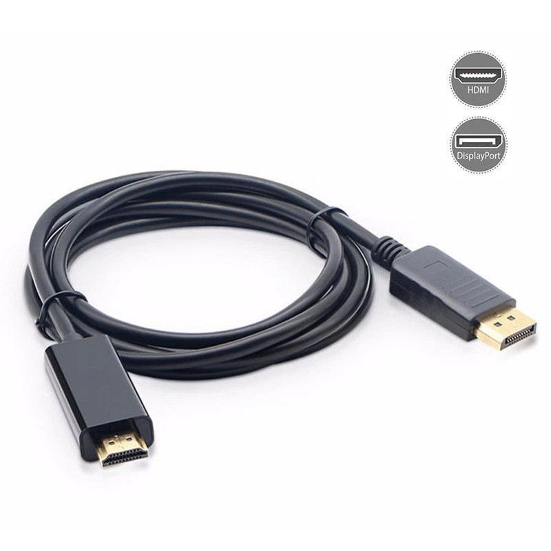 Compre 1 8m Dp A Hdmi Cable Displayport Dp Macho A Macho Cable Conector Hdmi M M Adaptador Para Pc Portatil Hdtv Proyector De Envio Libre Del Ordenador Portatil A 460 51