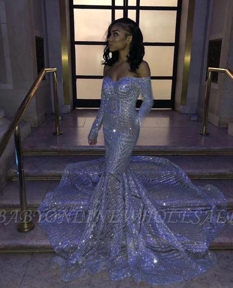 Luxury Mermaid Arabic Long Prom Dresses 