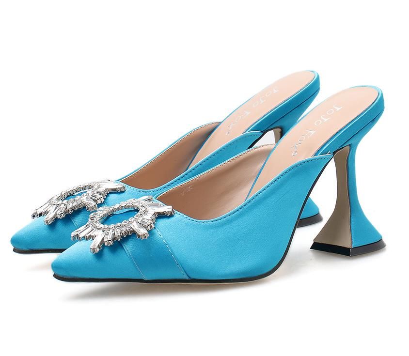 blue designer pumps