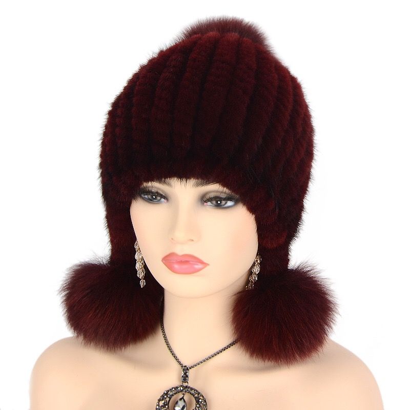 real fur hats women's