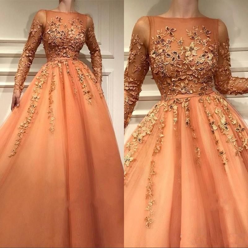 hot orange dress