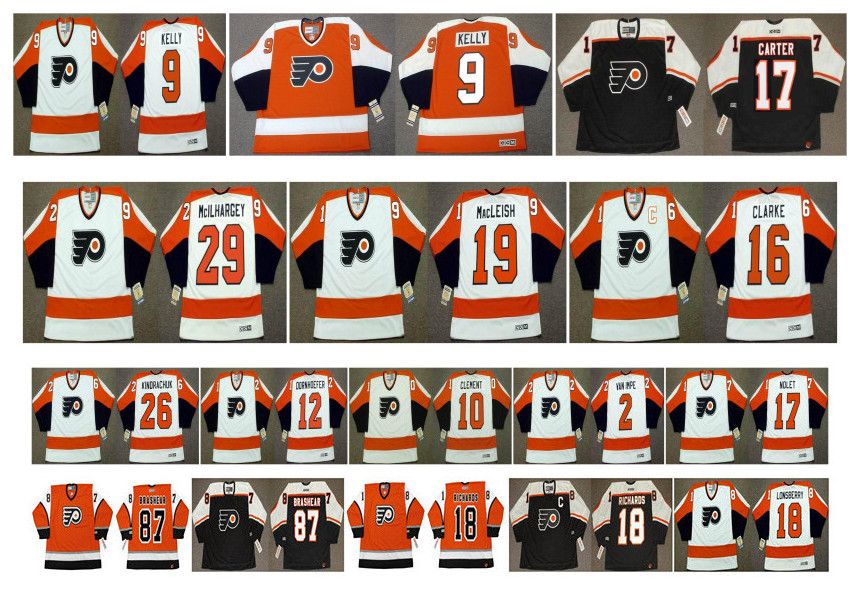 2021 Vintage Philadelphia Flyers Jersey 18 Mike Richards 17 Jeff Carter 87 Donald Brashear 26 Orest Kindrachuk 12 Gary Dornhoefer Custom Hockey From Qqq8 29 54 Dhgate Com