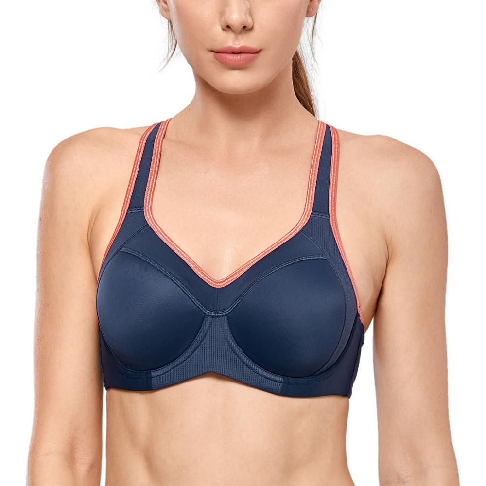 underwire sports bras racerback