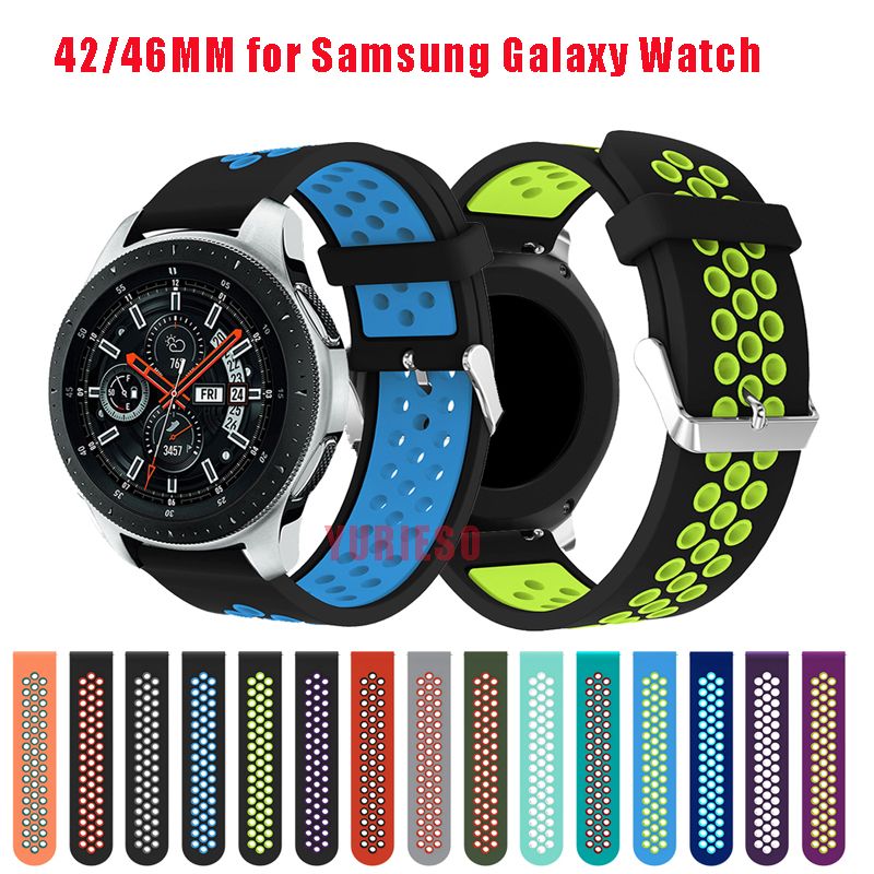 Acquistare Cinturino In Silicone 20 / 22mm Orologio Samsung Galaxy Watch  Cinturino Orologio 42mm Orologio Samsung Galaxy 46mm Accessori Bracciale  Economico | Consegna Veloce E Qualità | DHgate Italy
