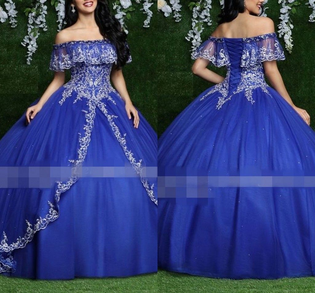 royal blue pageant gowns