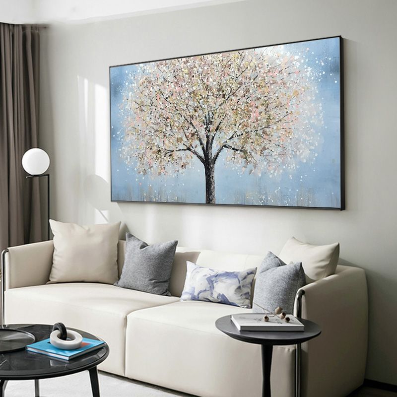 2020 Abstract Light Luxury Dream Silver Tree Wall Art Pictures Painting Wall Art For Living Room Home Decor No Frame From Mansheng 1 61 Dhgate Com