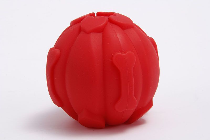 silicone dog ball