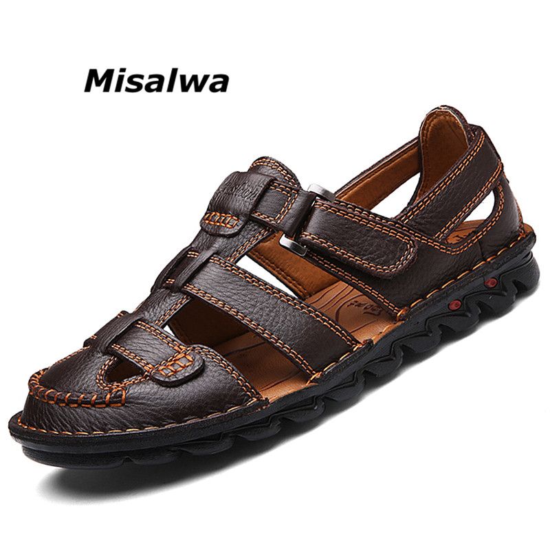 closed sandals men