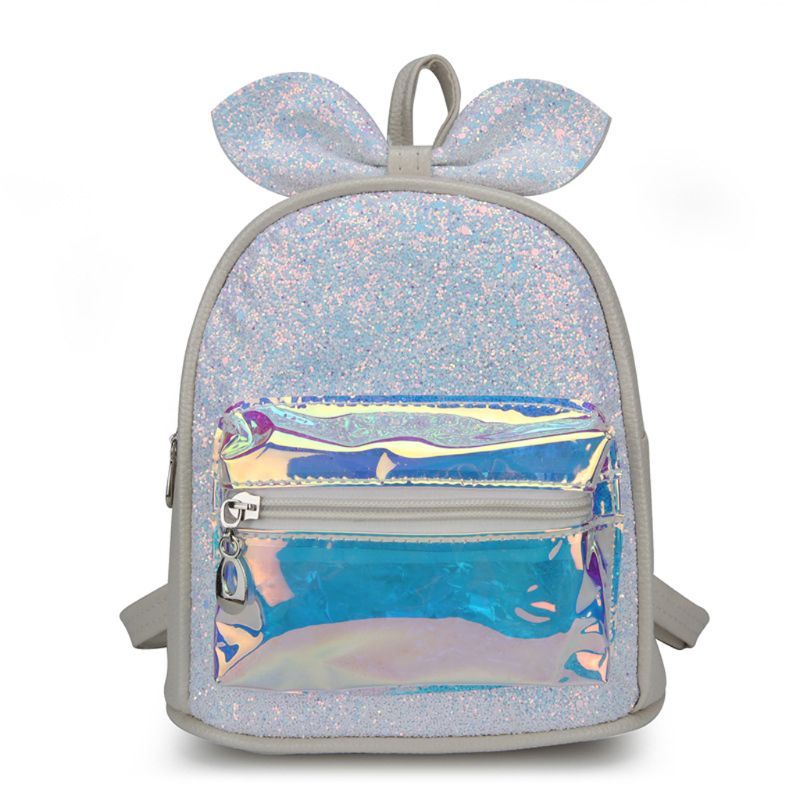 shiny mini backpack