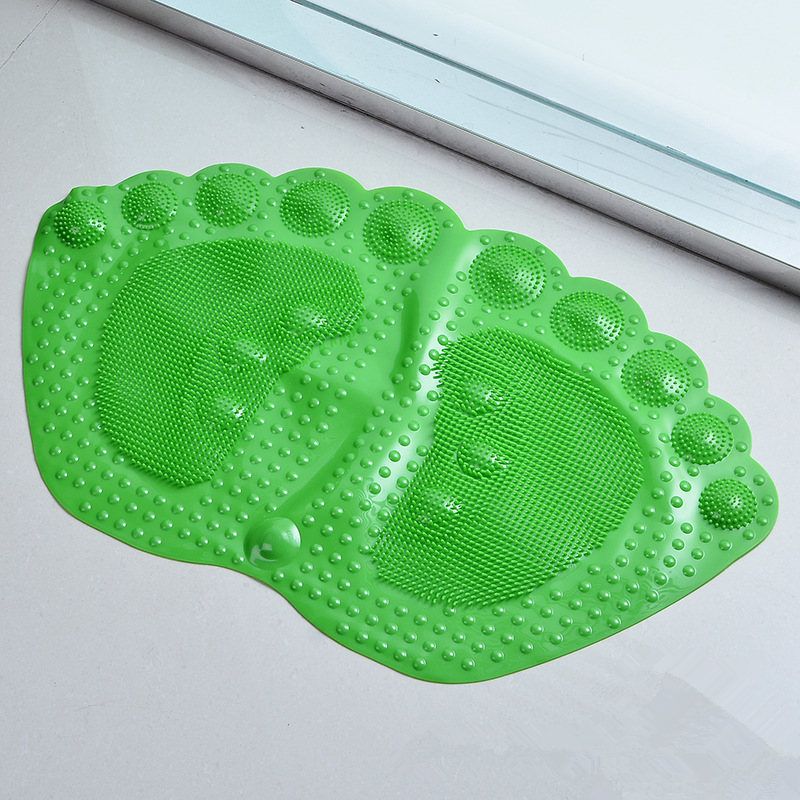 2020 Creative Footprint Shaped Bathroom Non Slip Mat Shower Massage Feet Mats Pvc Bath Mat Bathroom Rug Floor Rug For Toilet Bathroom From Cindy668 5 22 Dhgate Com
