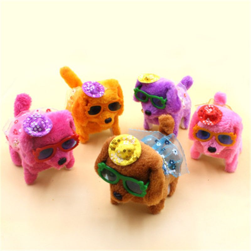 Electronic Walking Dogs Children Interactive Electronic Pets Doll Plush