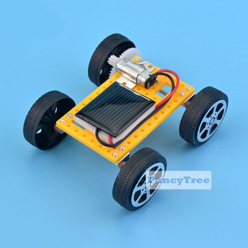 DIY Solar Powered Car Assembled Toy Kits Physical Teaching Tool Educational Toy
