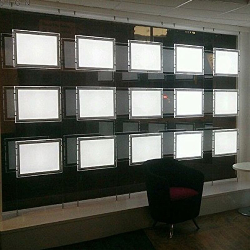 2019 5units Pack A4 Double Side Real Estate Office Window Hanging