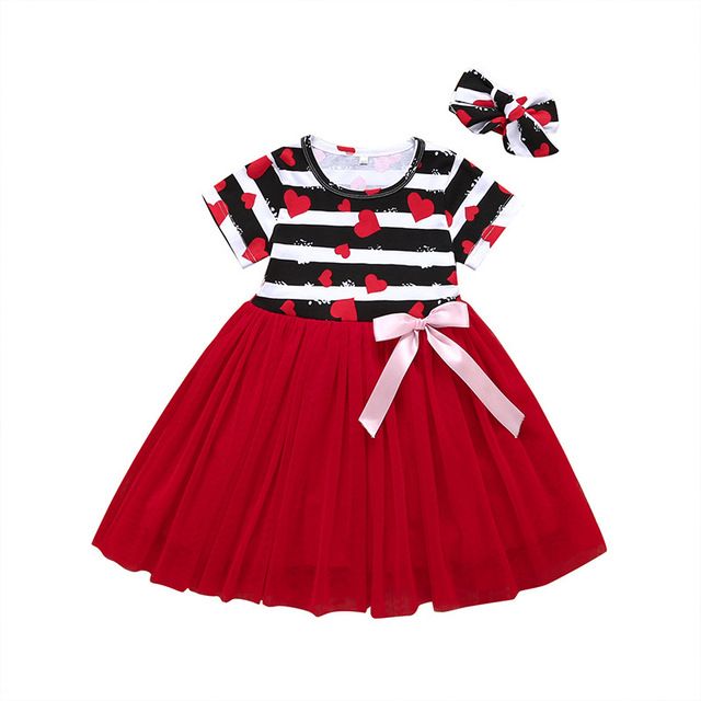 girls heart dress