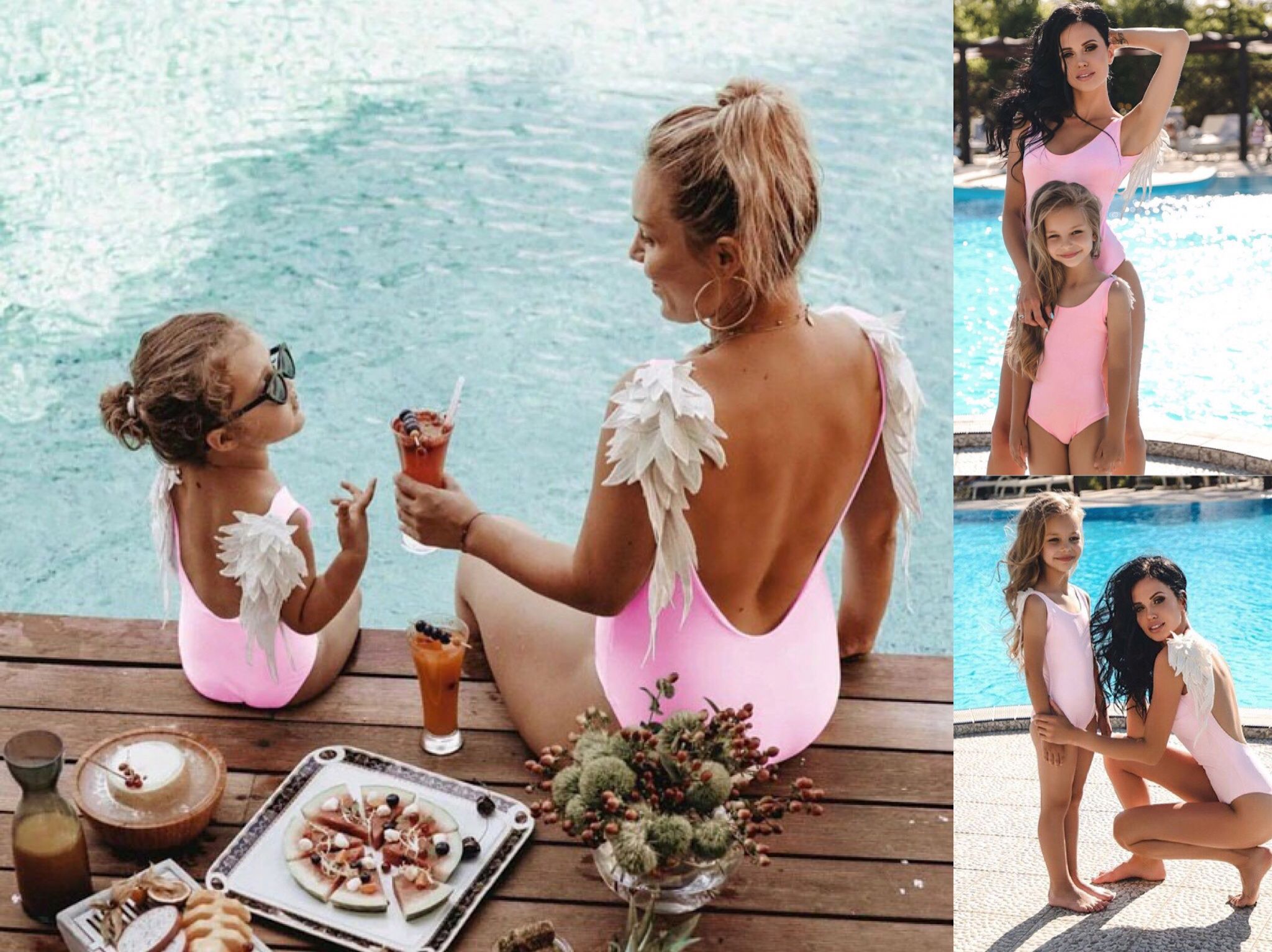 cute matching bathing suits