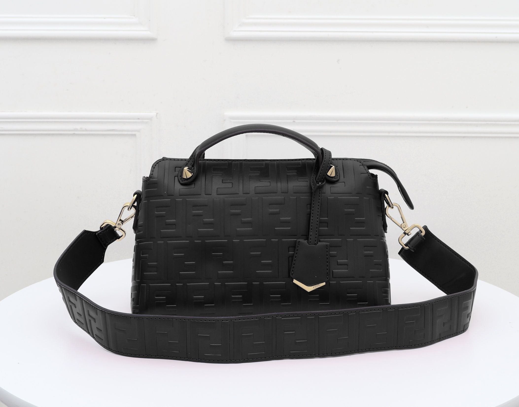 boston bag with shoulder strap