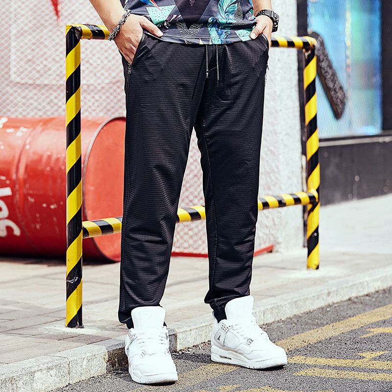 Compra Pantalones Gordos Hombres Verano Tejido De Malla Fina De Hielo Hombre  Gordo Aire Acondicionado Pantalones Casuales 9559 Barato | Entrega Rápida Y  Calidad | Es.Dhgate