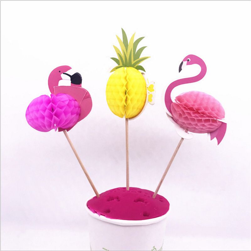 Flamingo Pineapple Cake Topper Diy Wedding Decoration Baby Shower Birthday Party Decorations Kids Summer Party Supplies Q Kids Birthday Party Decorations Kids Birthday Party Favors From Totwo10 5 97 Dhgate Com