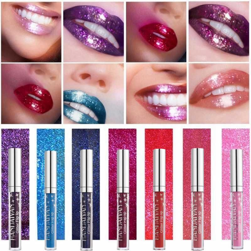 blue purple lipstick