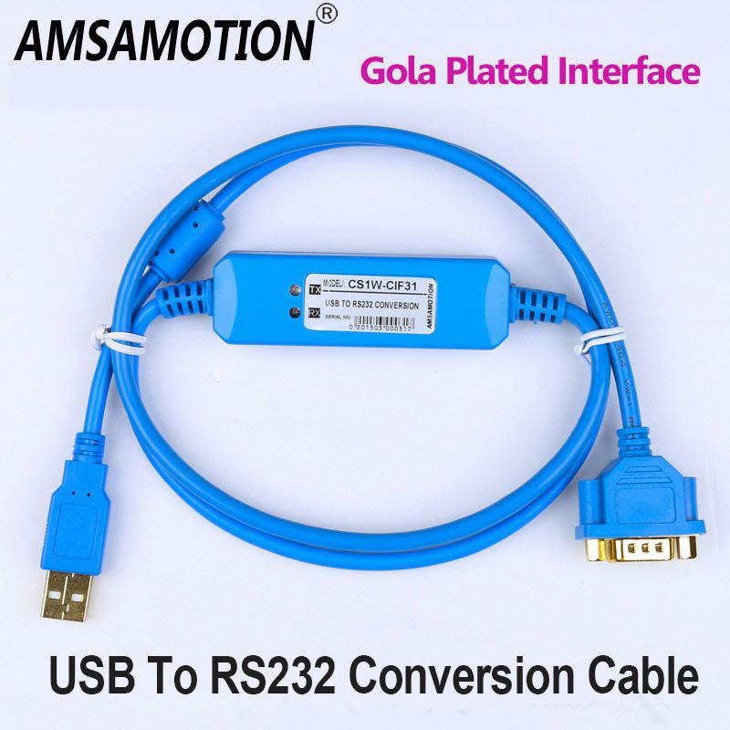 Programming Cable USB-CIF31 USB To RS232 CS1W-CIF31 USB-RS232 Convert Cable 