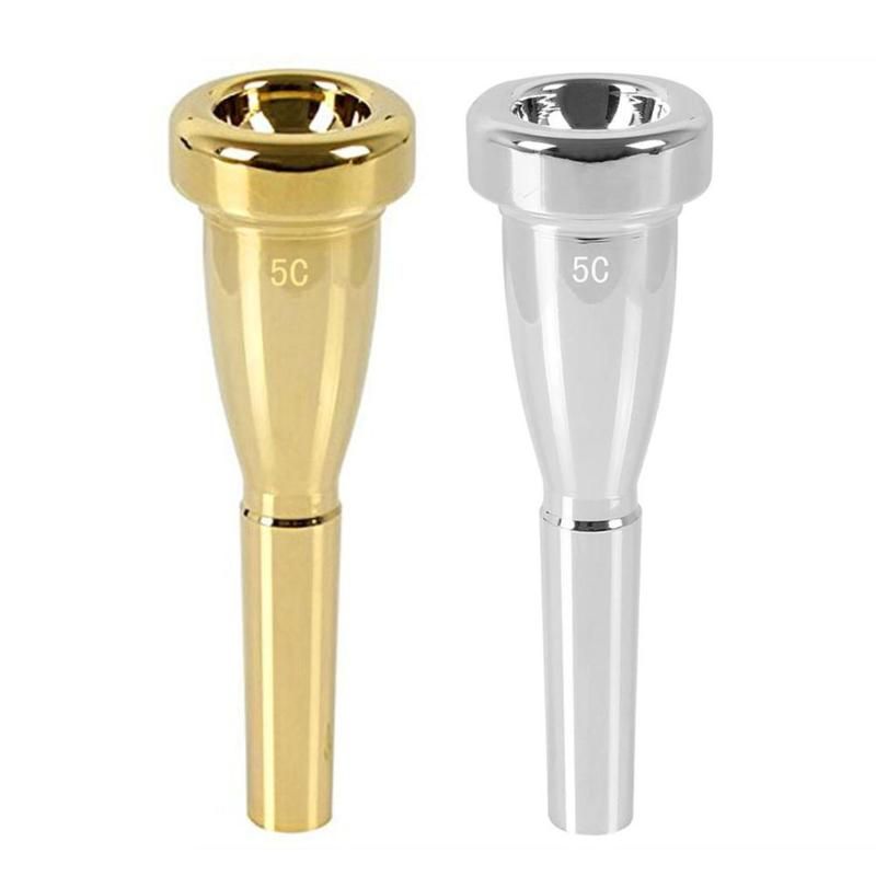 2021 5C Trumpet Mouthpiece Silver Gold Meg 5C Size Metal Trumpet