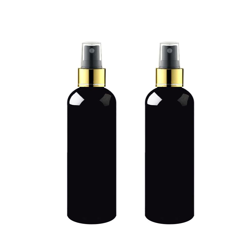 30X200ml Black Sprayer Gold Pump Bottle Makeup Setting Fine Mist Gold