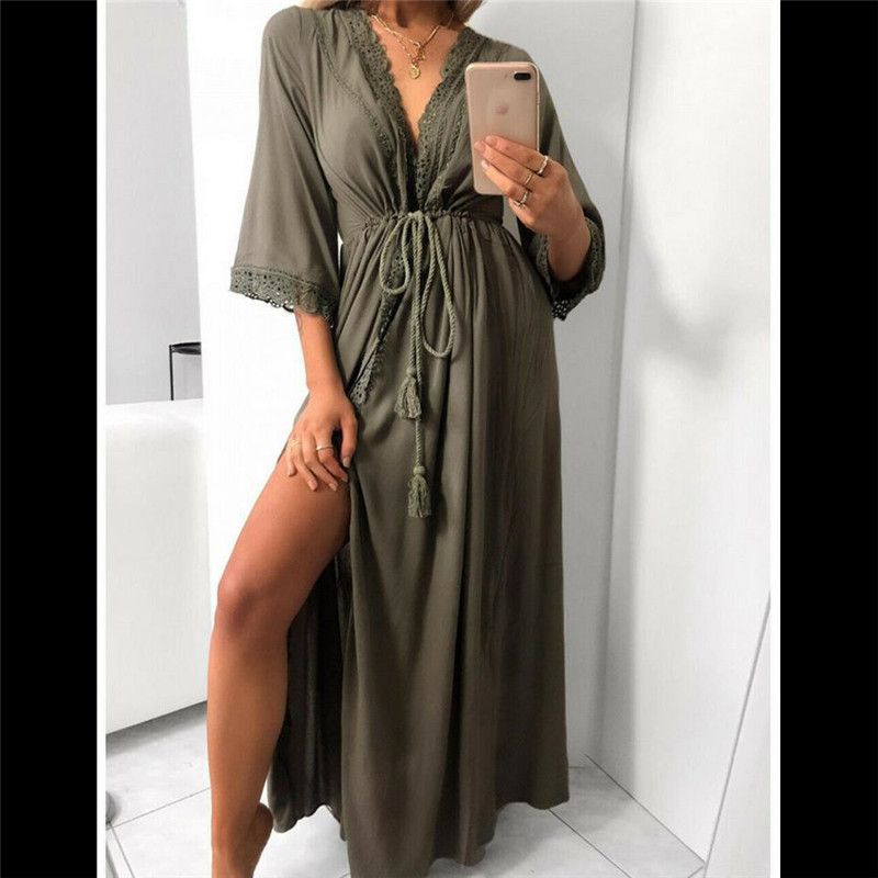S 3xl Mujer Verano De Playa Vestido De Lino De Verano Vestido Mujer Mujer Camiseta Algodón Casual Tallas Grandes Vestido De Señoras Tallas Grandes Vestidos De Playa Mujer Fiesta